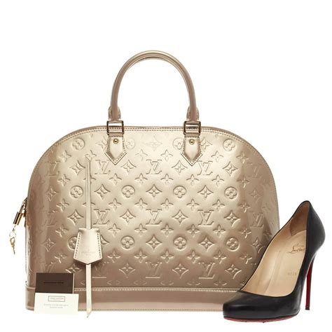 louis vuitton monogram vernis alma mm replica|louis vuitton alma bag authentication.